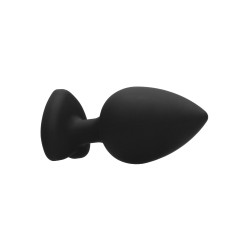 Ouch! Plug Bijou Anal silicone Heart Noir 8 x 4 cm